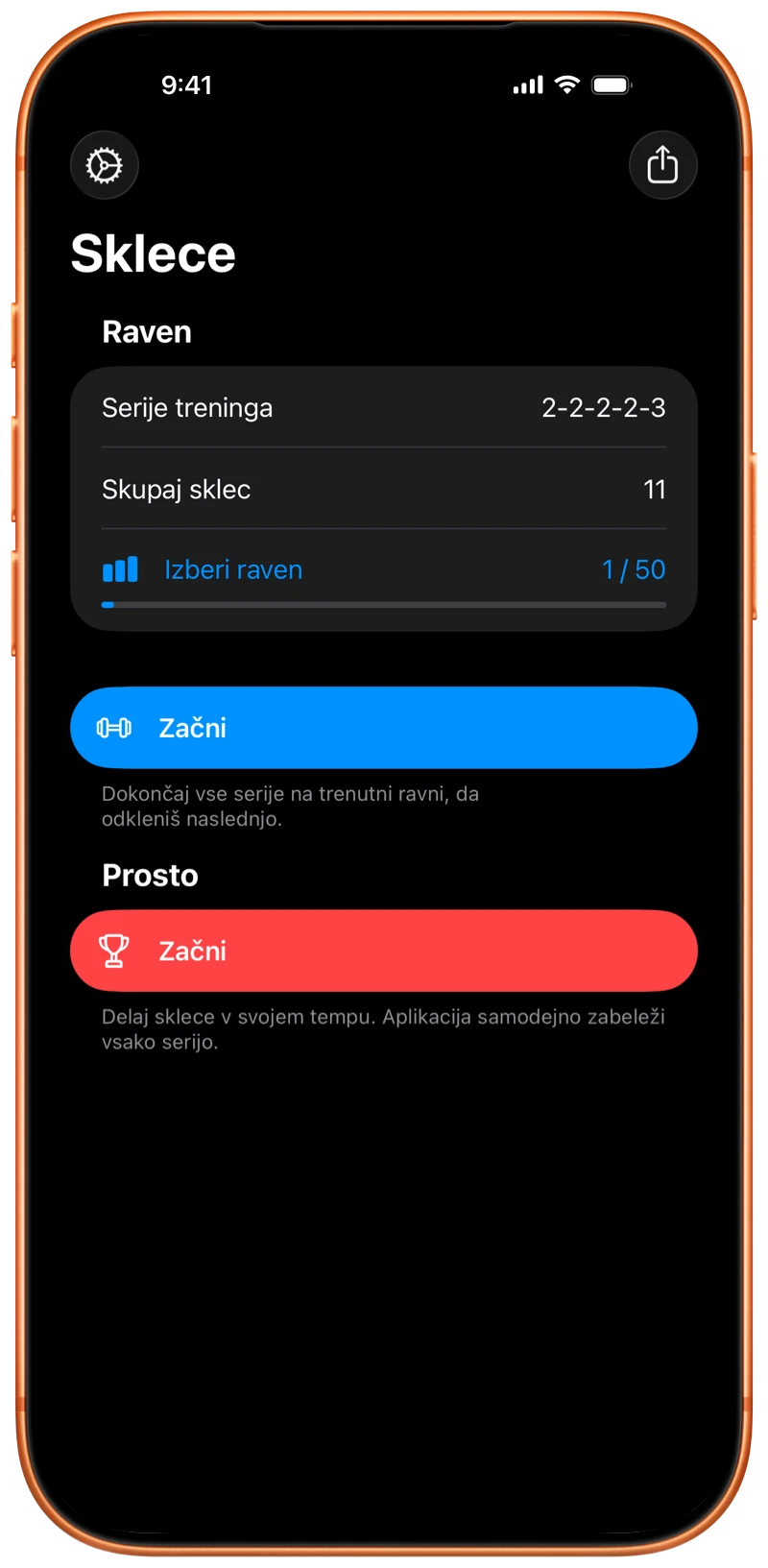 iPhone z začetnim zaslonom Pushanova