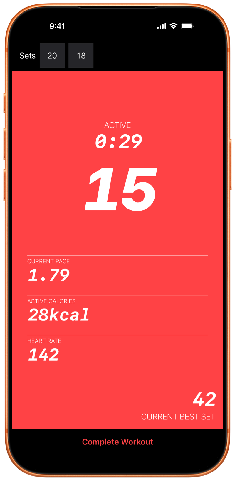 iPhone showing the Pushanova app